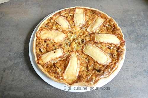 Tarte aux endives et au maroilles