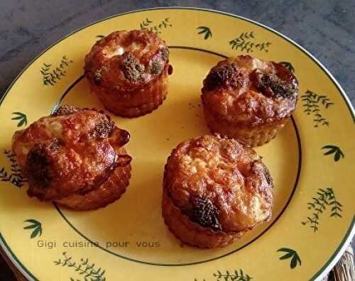 Muffins au brocolis et féta au cake factory 