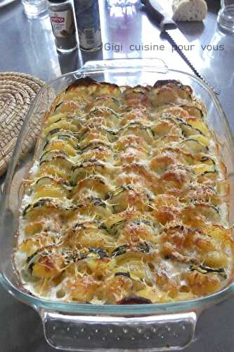 Dauphinois de courgettes et pommes de terre