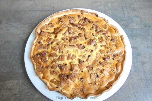 Tarte à la pâte à tartiner et cookies