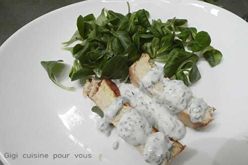 Terrine de crabe sauce ciboulette (compact cook pro)