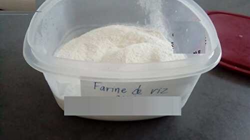 Farine de riz fait "maison" au compact cook pro