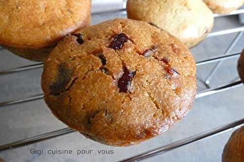 Muffins aux cranberries (au cake factory et ccpro)