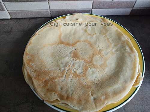 Crêpes au lait de coco et rhum