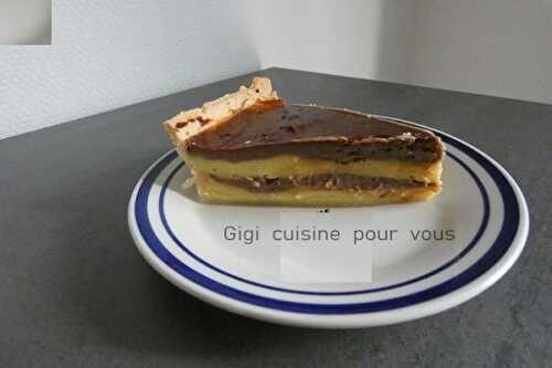 Flan tigré sur pâte brisée au compact cook pro