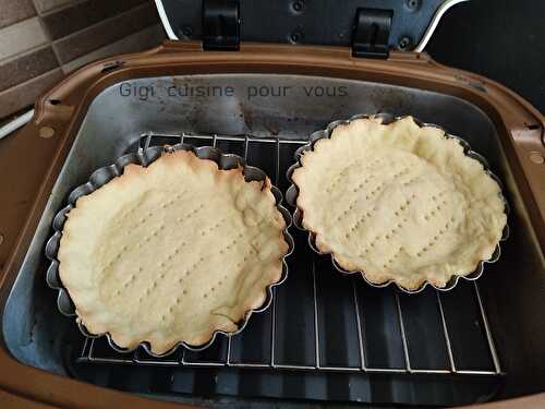 Tartelettes sablées cuites au cake factory