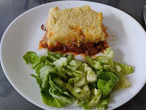 Hachis parmentier à la bolognaise au cookéo