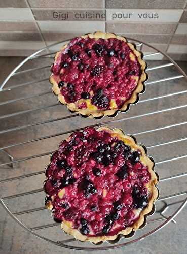 Tartelettes sablées aux fruits rouges avec le cake factory