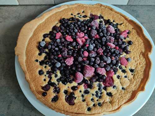 Tarte amandine aux fruits rouges