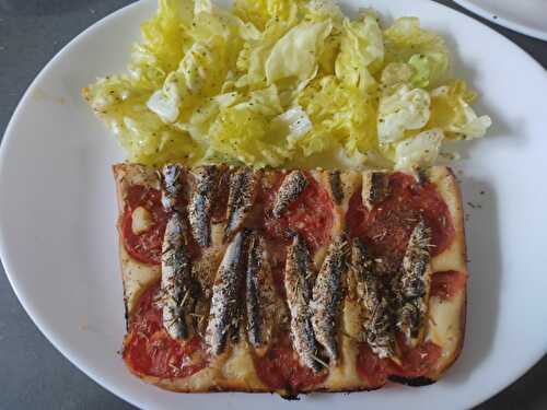 Pizza liquide tomates et d'anchois (ccpro et cake factory)