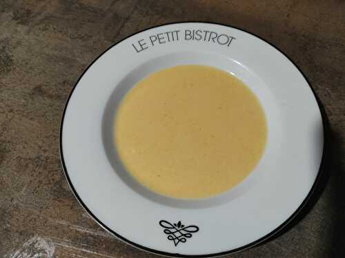 Velouté potiron de Provence et poires au ccpro