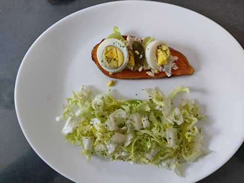 Tartines de patates douces