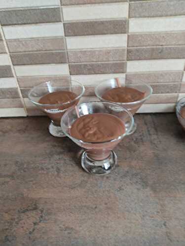 Crème dessert chocolat au compact cook pro