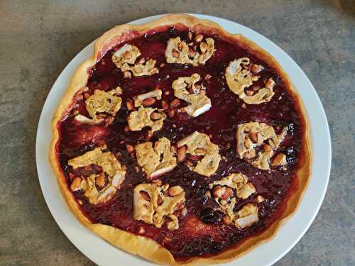 Tarte fruits rouges et nougat