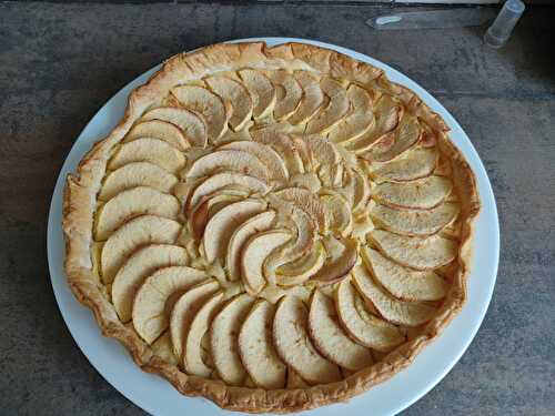 Tarte aux pommes et amande