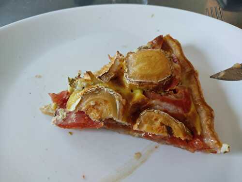 Tarte aux tomates et chèvre