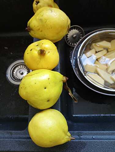 Différentes cuissons des coings