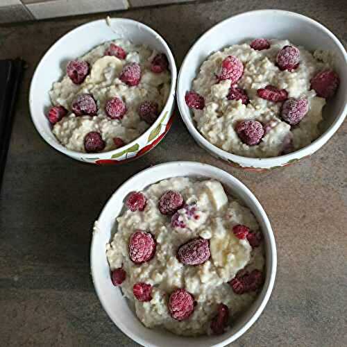 Porridge de flocons d'avoine aux fruits au 43en1