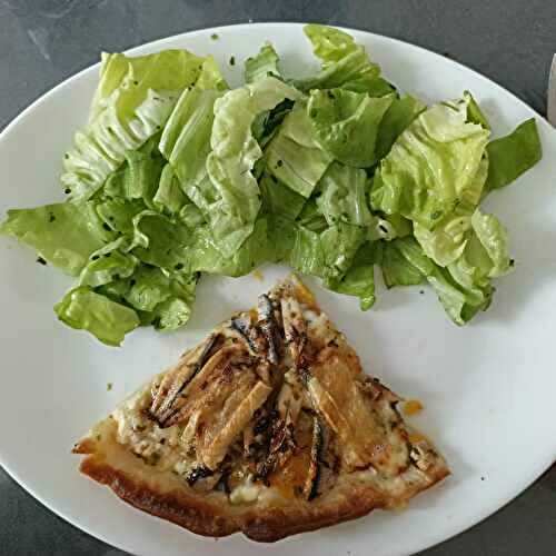 Tarte anchois Reblochon au combi ninja
