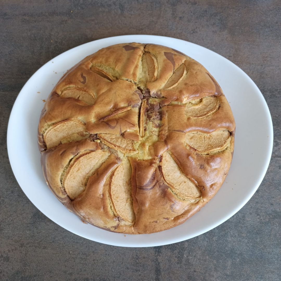 Gâteau marbré à la pomme combi ninja