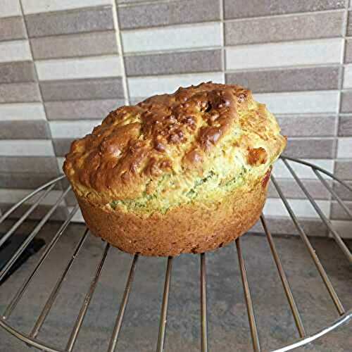 Cake pistache et fruits confits au combi ninja