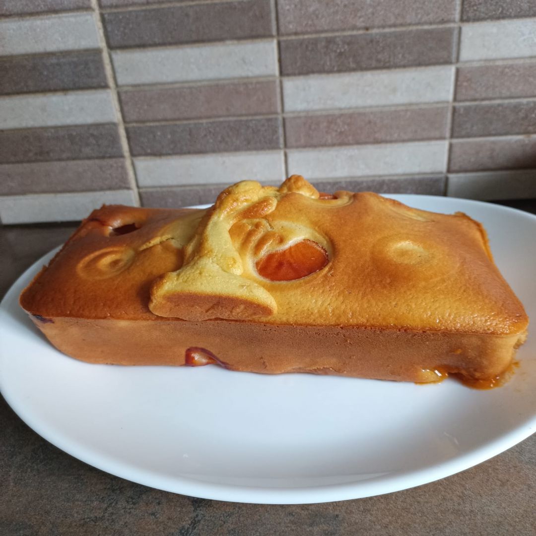 Cake aux abricots avec le combi ninja