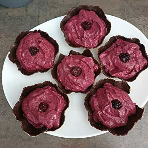 Crème glacée fruits rouges maison 