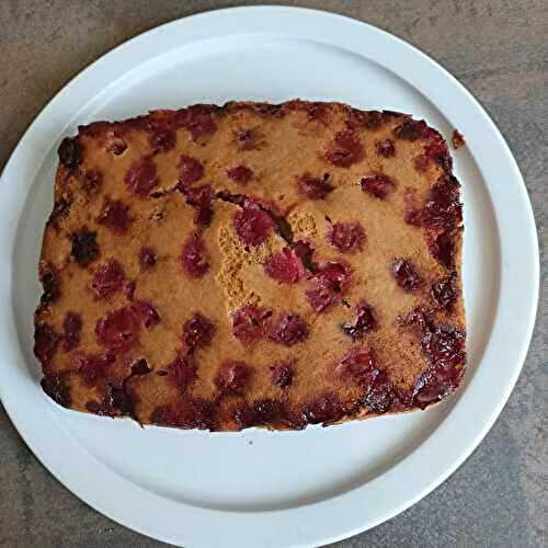 Moelleux façon tatin aux cerises avec le combi ninja
