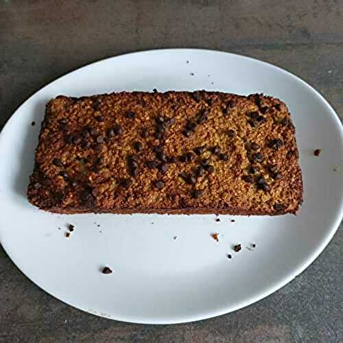 Banana bread sans farine, ni sucre au combi ninja