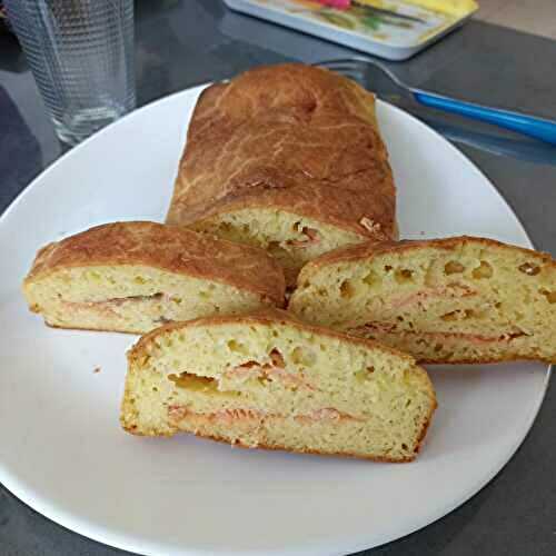 Cake à la truite fumée au combi ninja (autre version de Gigi)