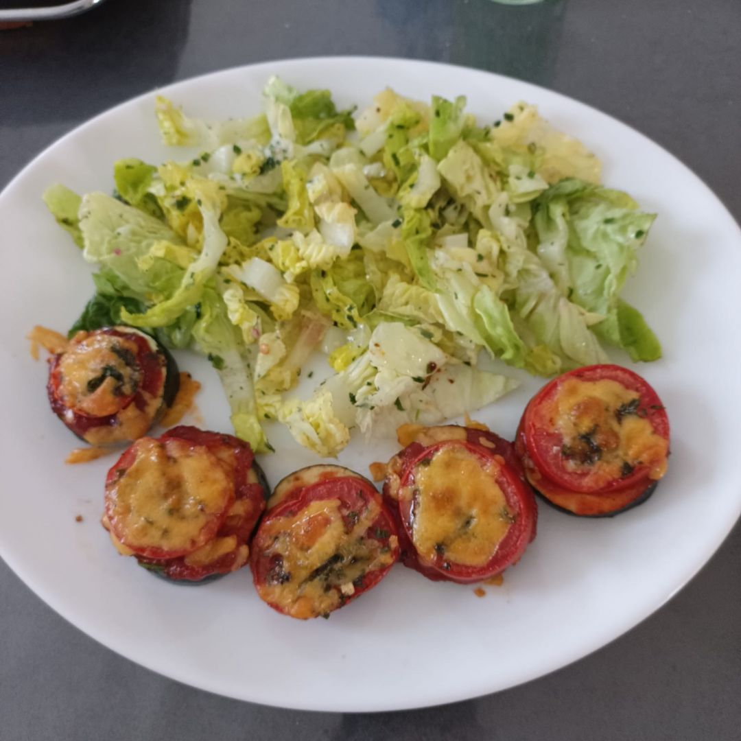 Courgettes pizzettes au combi ninja