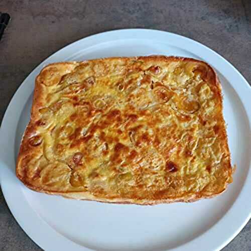 Clafoutis aux mirabelles au combi ninja