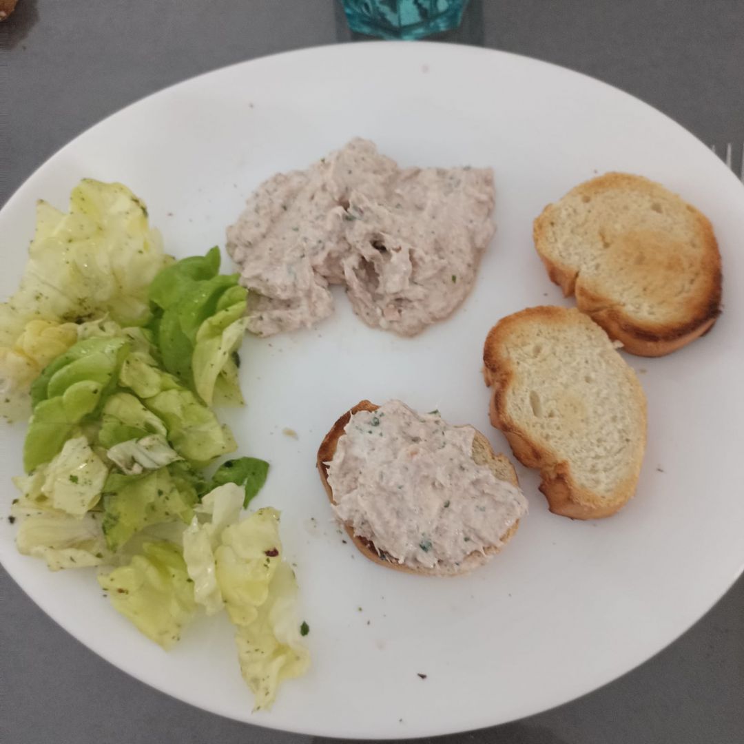 Rillettes de thon et Saint Moret 