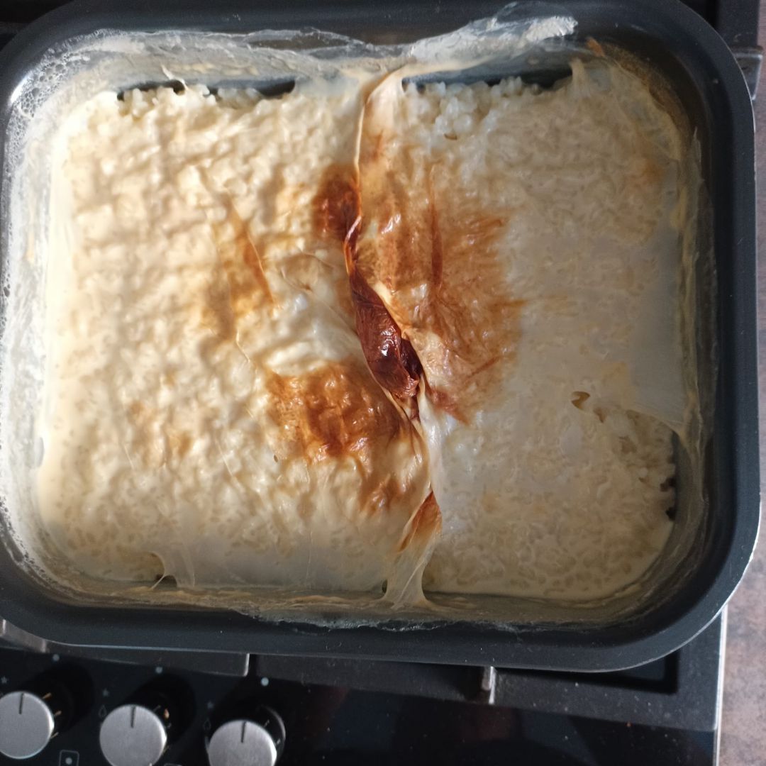 Riz au lait demi-écrémé au combi ninja