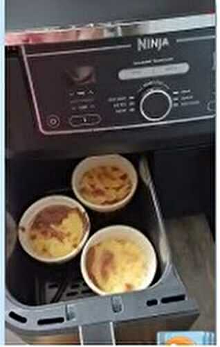 Crème brulée à l'air fryer Ninja