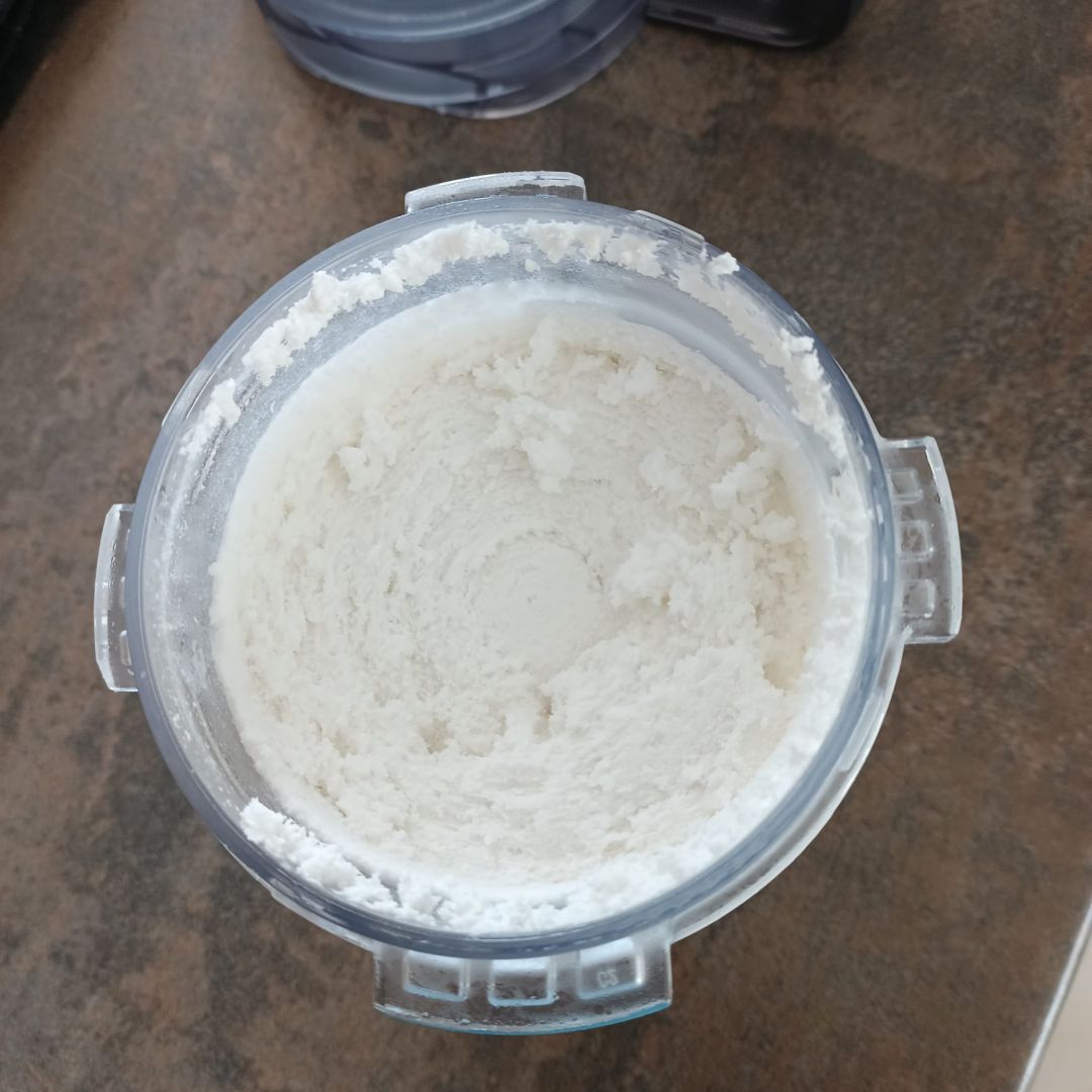 Crème glacée noix de coco avec la Ninja Swirl