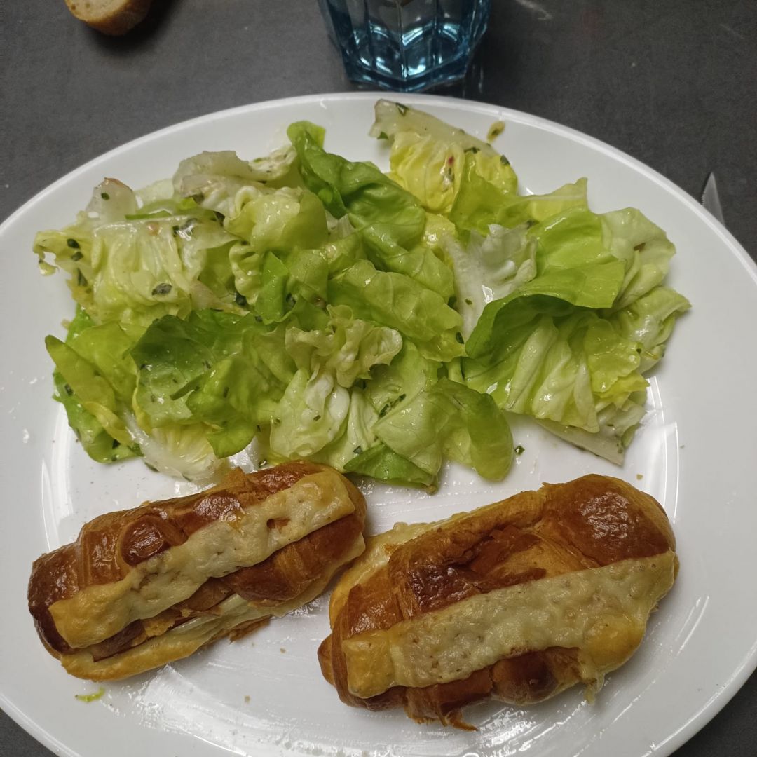 Croissants farcis dinde et Gouda à l'air fryer Ninja FOODI AF 4