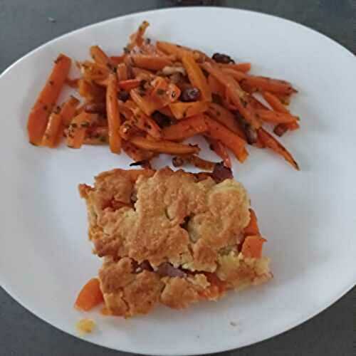 Crumble de patates douces au combi ninja