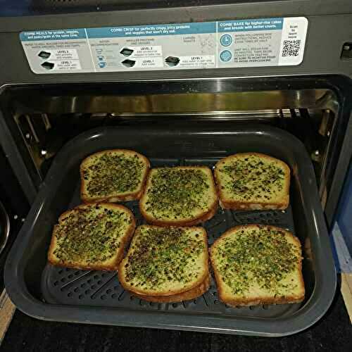 Pain de mie au beurre d'escargots au combi ninja