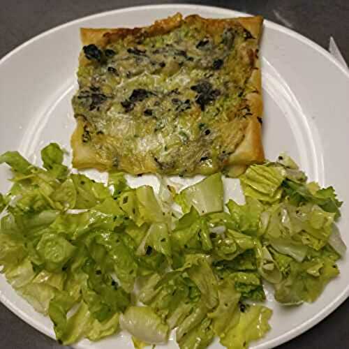 Tartelette de courgette à la fourme d'Ambert