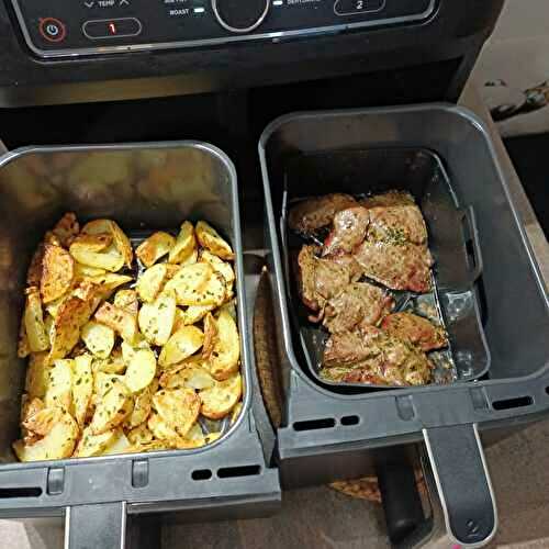 Wedges avec l'air fryer Ninja FOODI AF 400EU