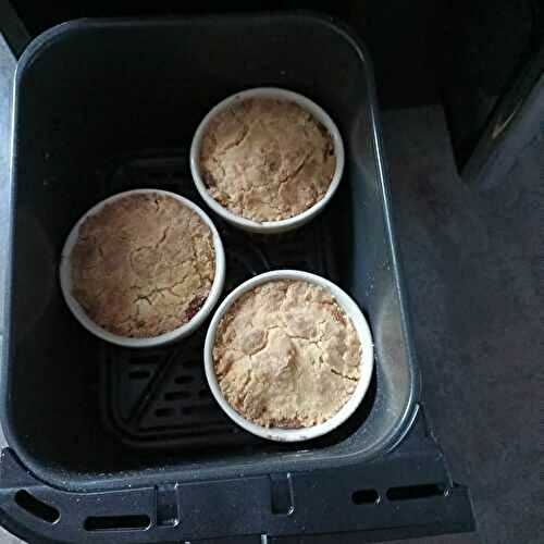 Crumble de bananes à l'air fryer Ninja AF400eu