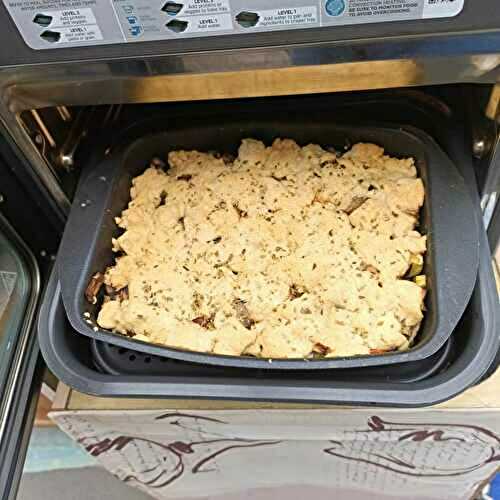 Crumbles de légumes au combi ninja