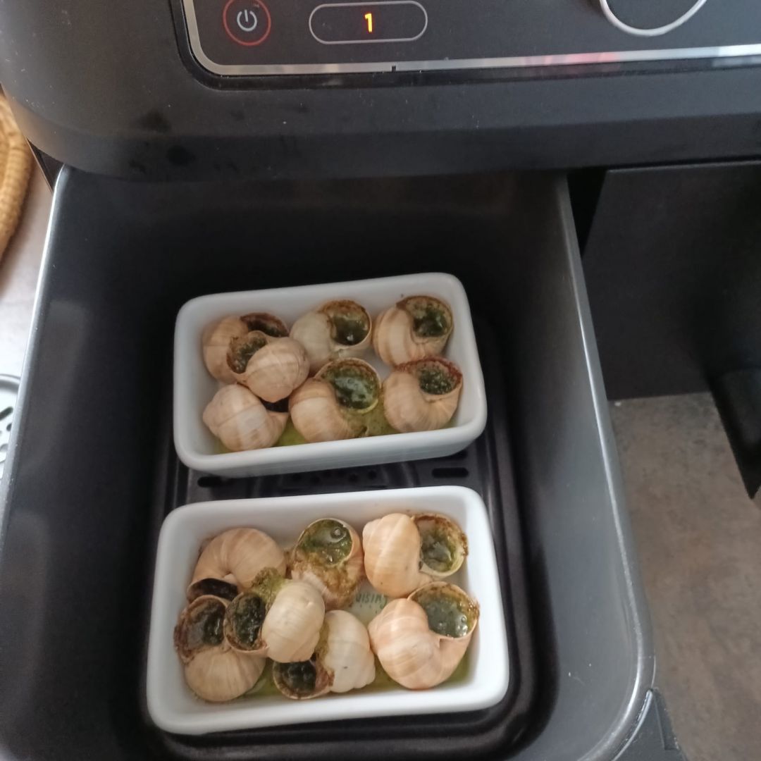 Escargots frais du traiteur à l'air fryer Ninja AF400eu