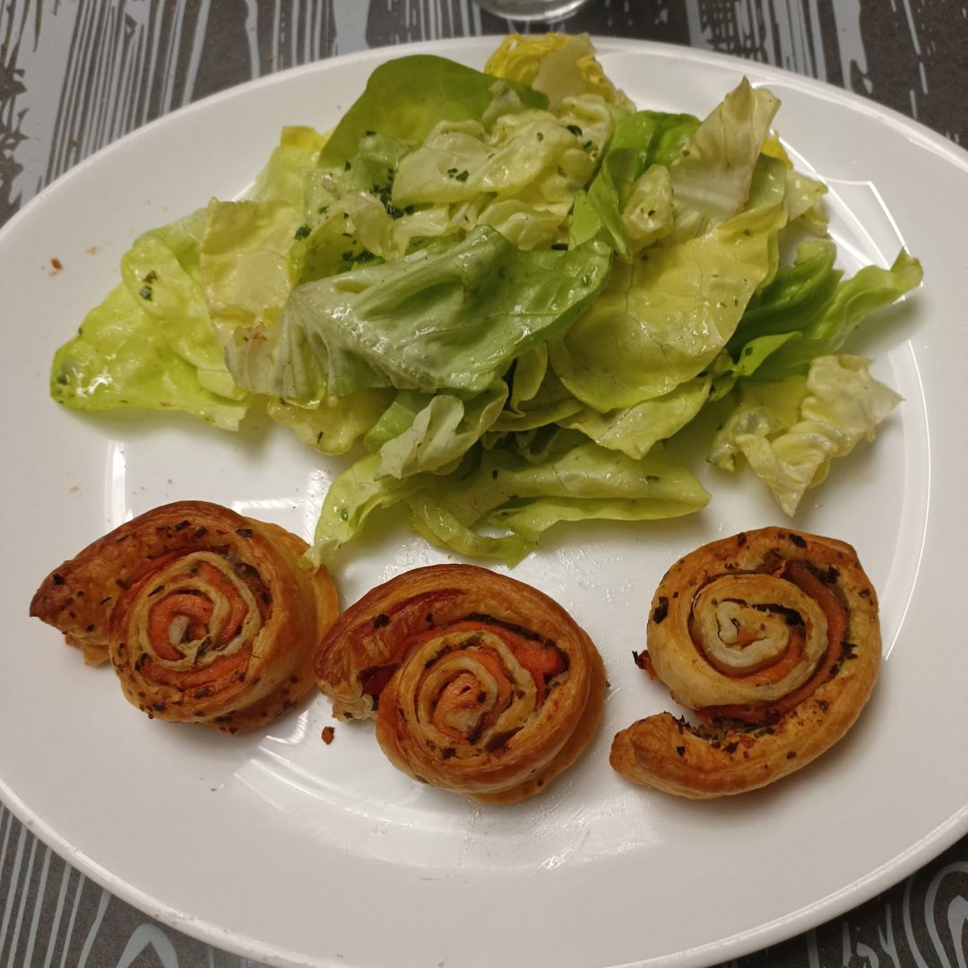 Feuilletés à la truite au combi ninja