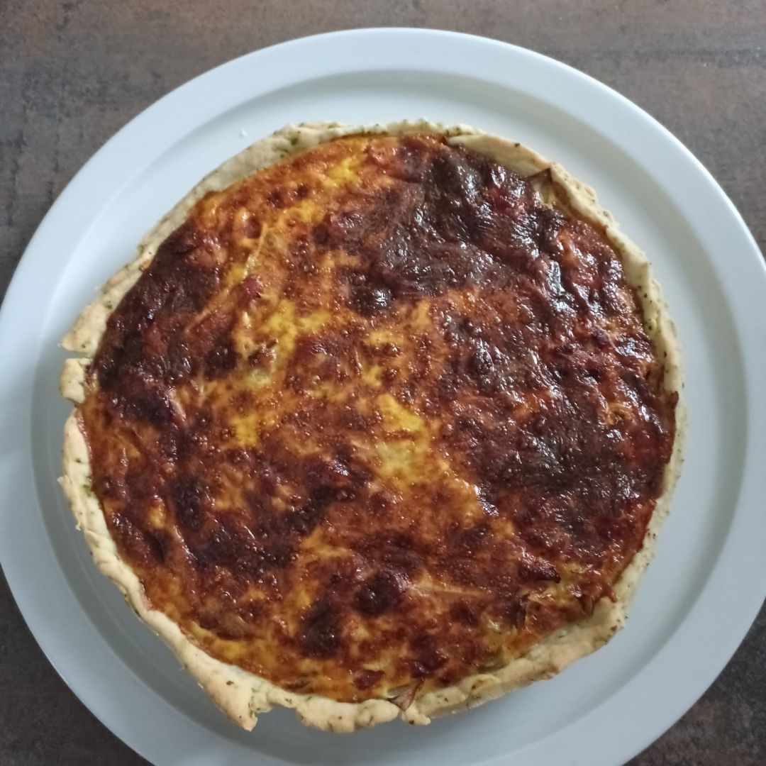 Quiche aux endives et lardons avec le combi ninja