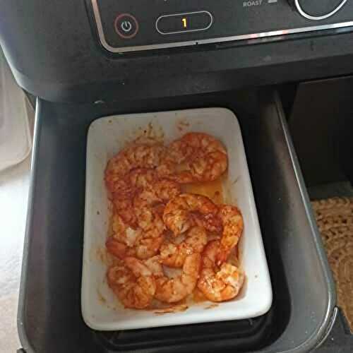 Gambas rôties à l'air fryer AF400eu
