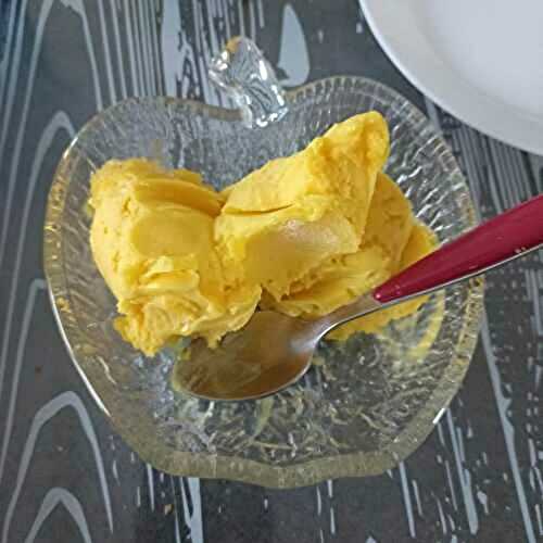 Glace à la mangue avec la Ninja Swirl