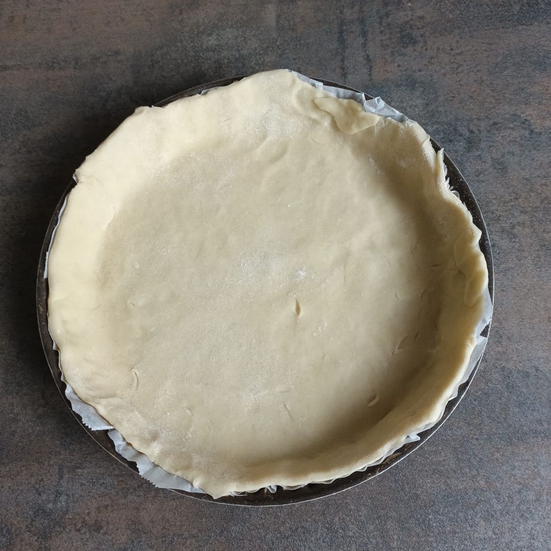 Pâte brisée pour moule 25 cms