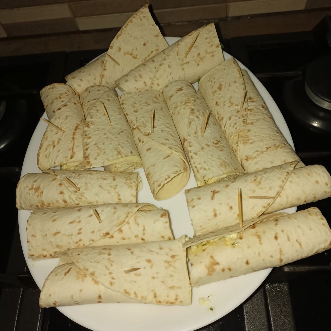 Wraps au oeufs mimosa